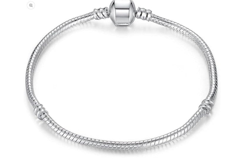 Rose Gold & Silver Color Snake Chain Bracelets