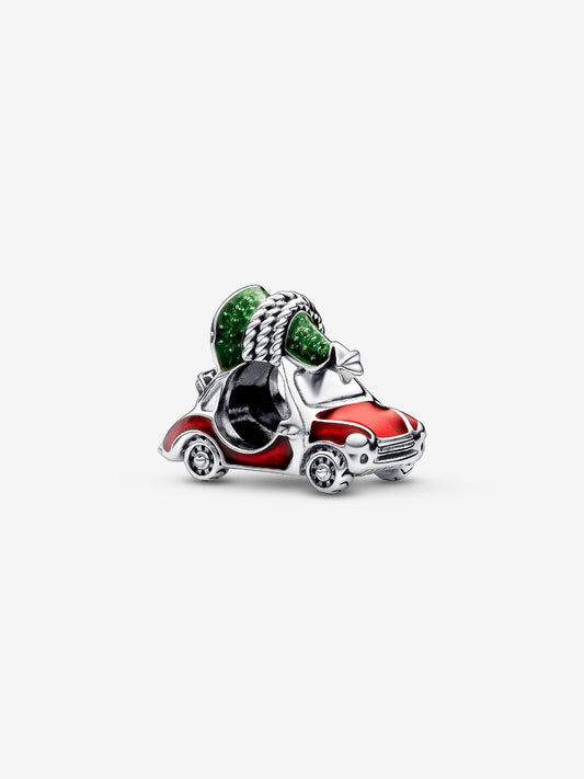 Festive Car & Christmas Tree Charm