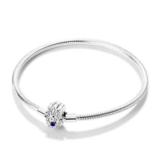 Gielgy Little Hand Charm Bracelet Silver For Charm