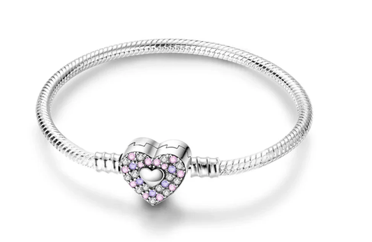 Sterling Silver Sisters Forever Charm Bracelet