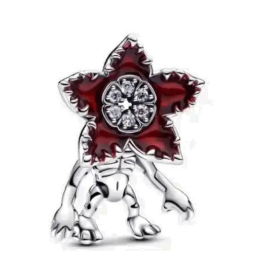 Pandora Strange Things Moveable Demogorgon Charm